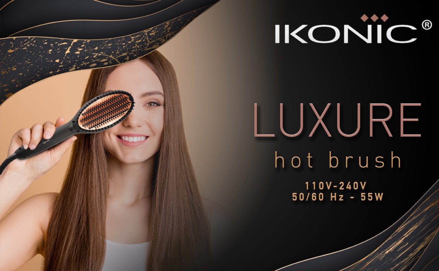 Luxure Hot Brush Product Banner