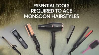 Essential tools required to ace monsoon hairstyles 