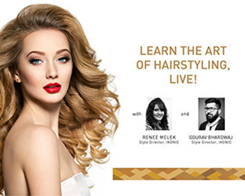 Learn The Art Of Hair Styling, Live !!